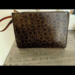 CK brown wristlet
